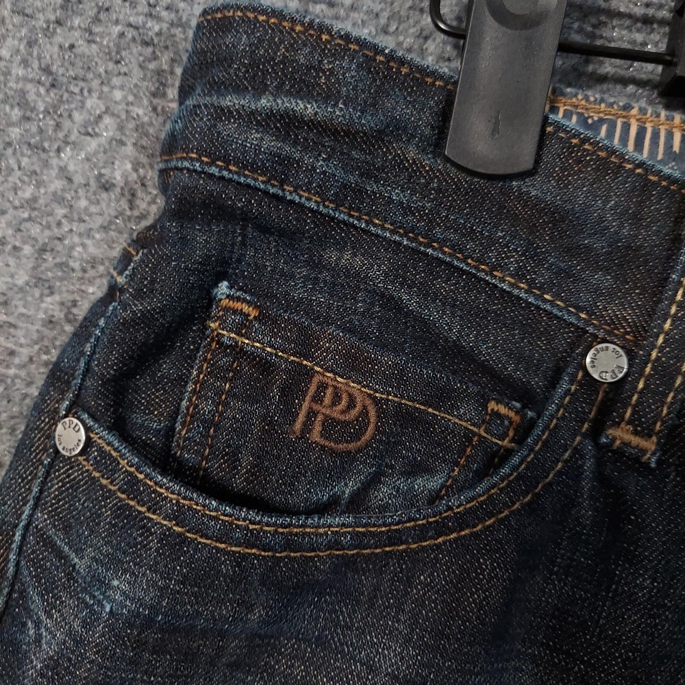 Paige PPD Jeans‎ Mens 29 Blue Dark Wash Doheny Straight Leg Made in USA Denim - Picture 3 of 11